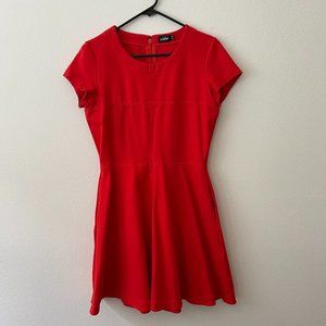 Kate Spade Saturday Poppy Red Fit & Flare, Size Medium (runs big)